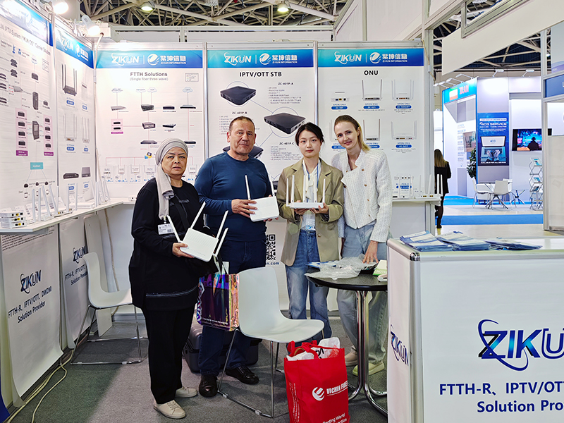 Zikun Information attended the Russian Communications and Information Electronics Exhibition SVIAZ ICT 2024