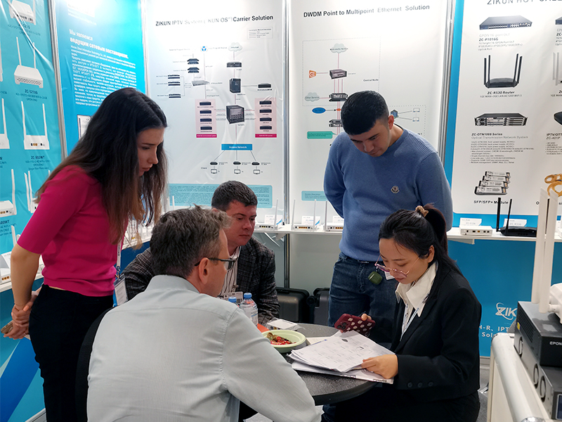 Zikun Information participated in the Russian communication and information electronics exhibition SVIAZ ICT 2023