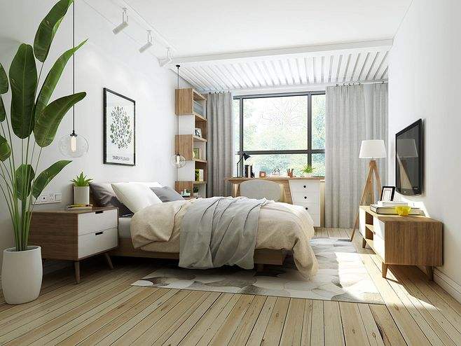     社交能力差可能是卧室过于空旷 布局不合理