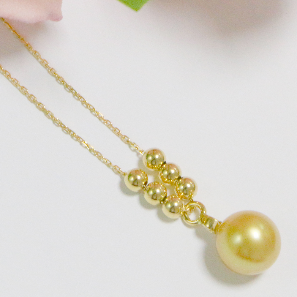 金750海水珍珠项链