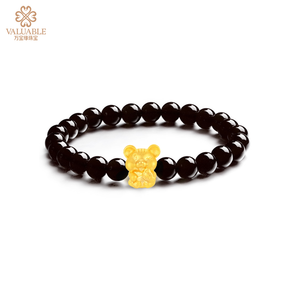 足金手串（不含玉珠）