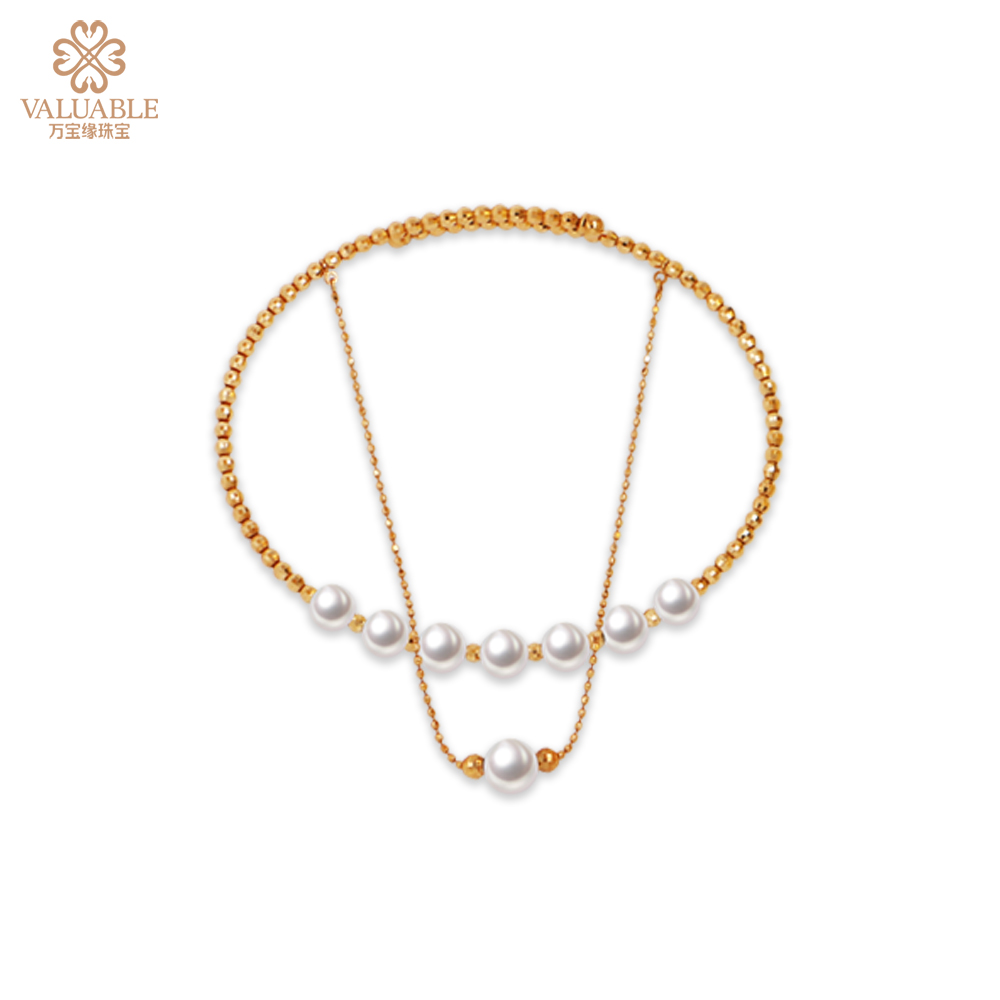 Akoya珍珠时尚手镯