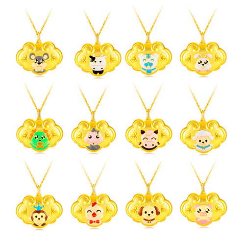 【低温珐琅】系列12生肖宝宝锁包