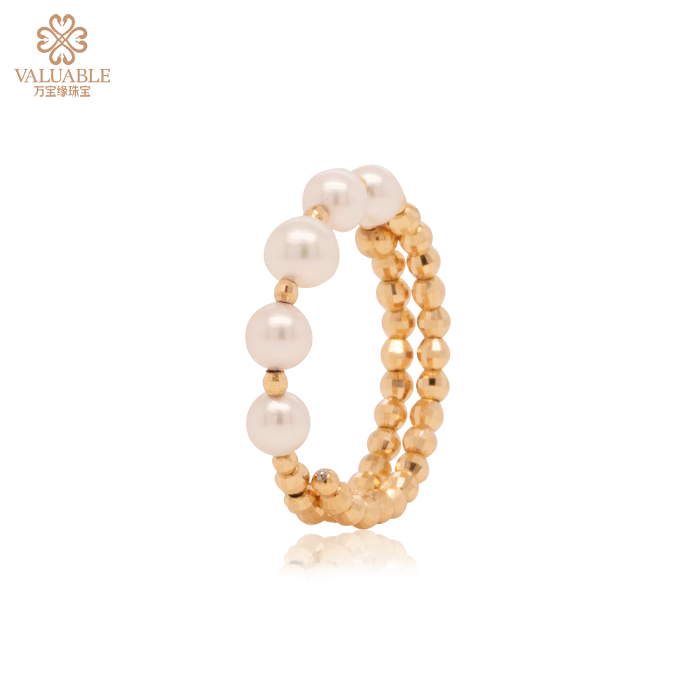 Akoya珍珠时尚女戒