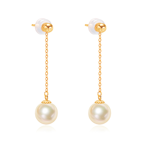 Akoya珍珠耳环