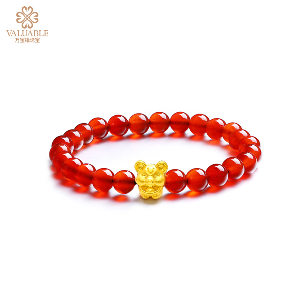 足金手串（不含玉珠）