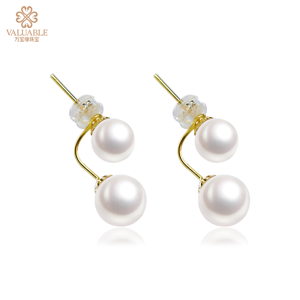 Akoya珍珠时尚耳钉