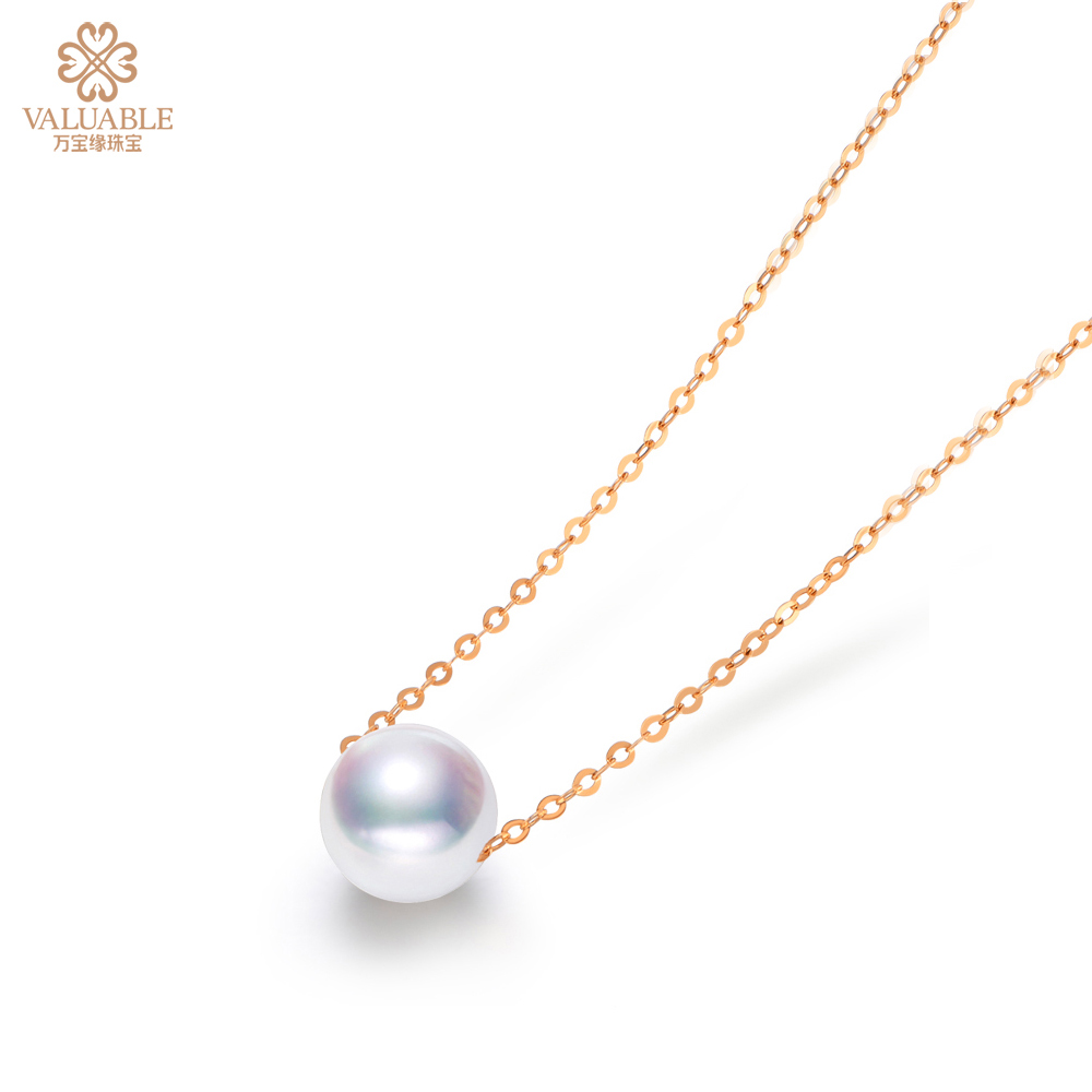 金750Akoya 珍珠项链