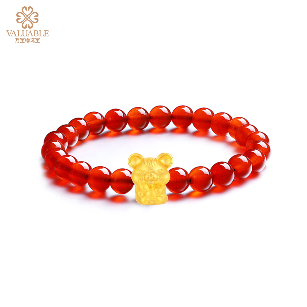 足金手串（不含玉珠）