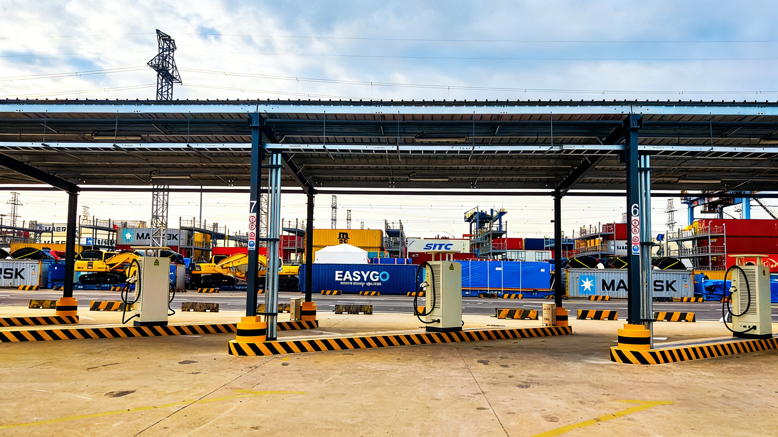 上海沪东港内电动集卡充电站一期项目