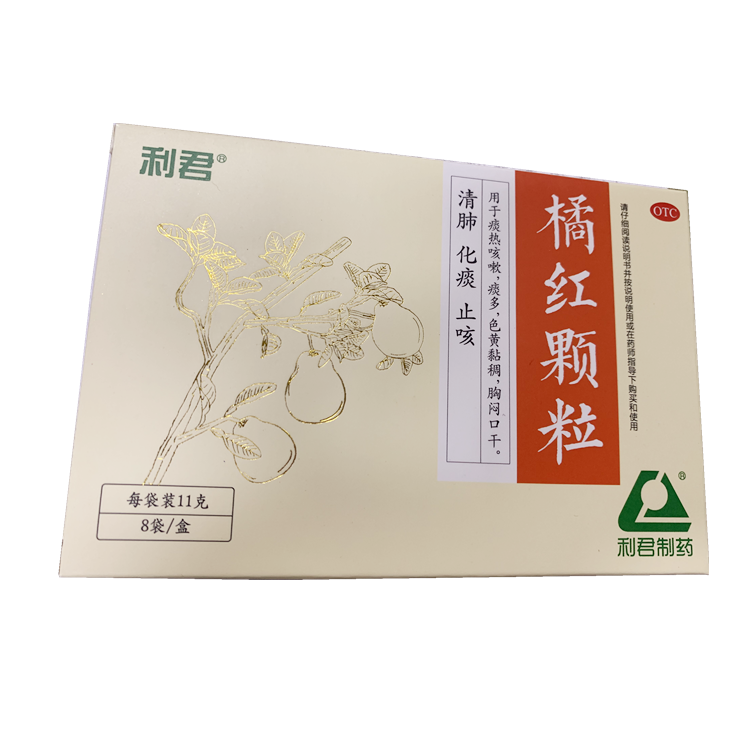 00332利君 橘红颗粒 11g*8袋/盒
