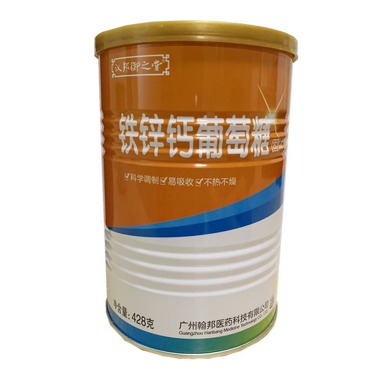 00409 汉邦御之堂 铁锌钙葡萄糖 428克/罐