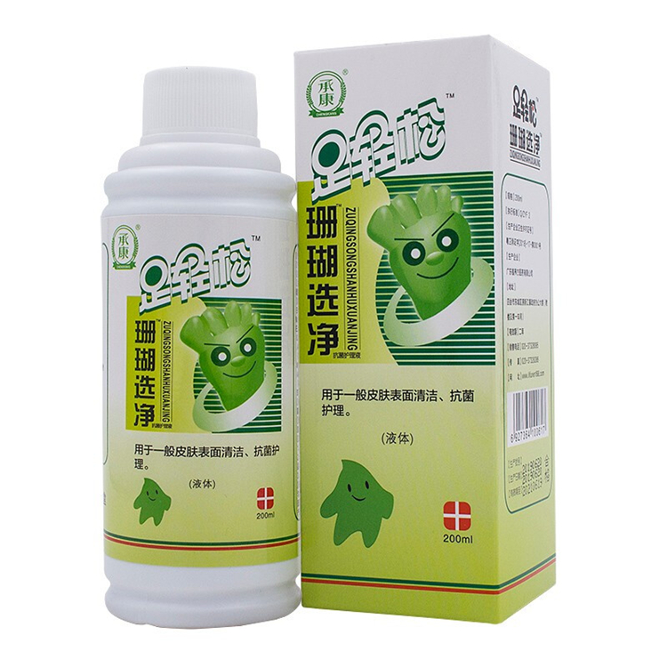 01102承康 足轻松珊瑚选净 200ml/瓶