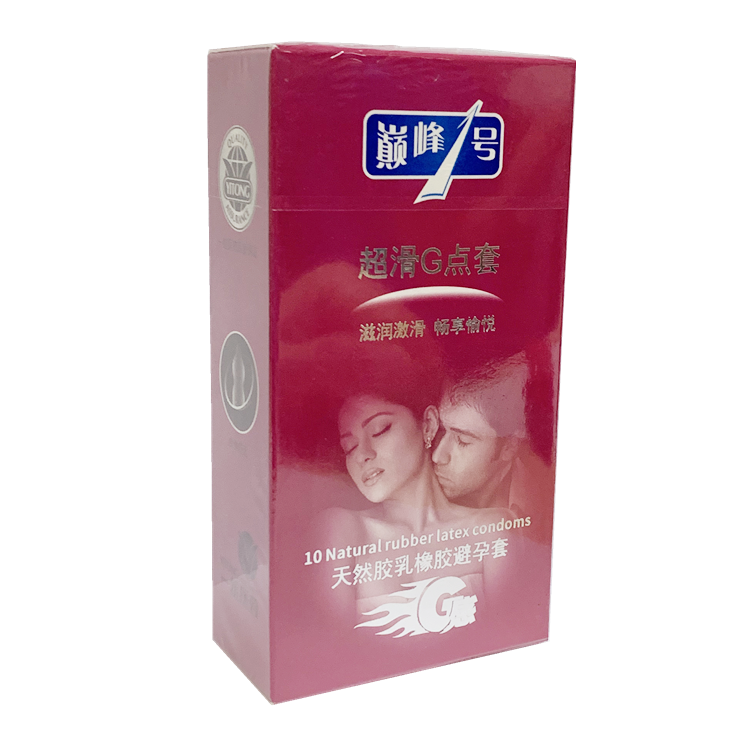 01150巅性1号  超柔G点套  超滑G点套 10只/盒 (二款)