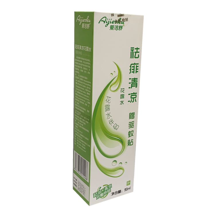 01241爱洁舒 祛痱清凉花露水 90ml/瓶
