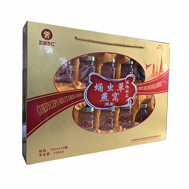 01247正康惠仁  蛹虫草燕窝植物饮品  10瓶/盒