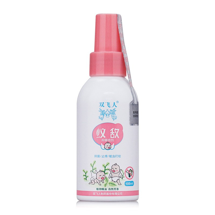 10189双飞人 蚊敌抑菌喷雾 100ml/瓶