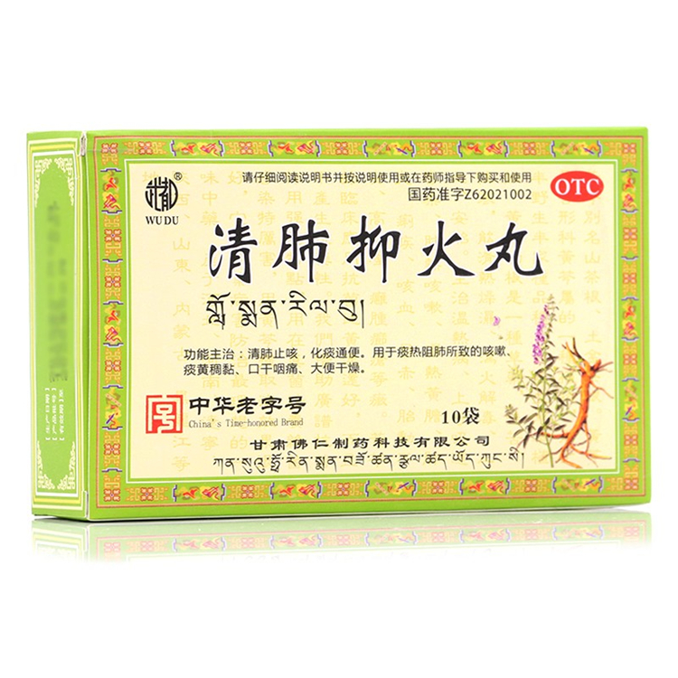 10577武都 清肺抑火丸    6g*10袋/盒