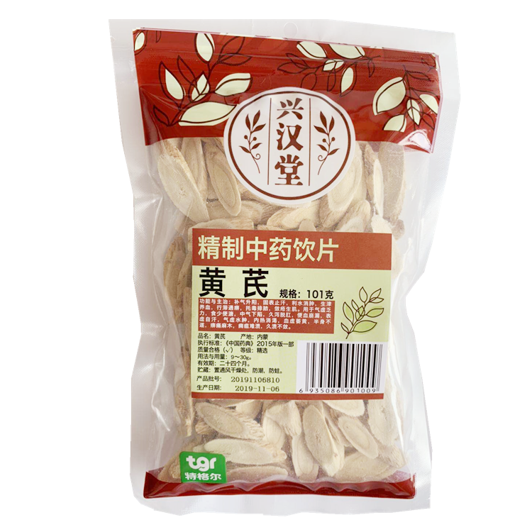 10803兴汉堂  黄芪片  101g/包