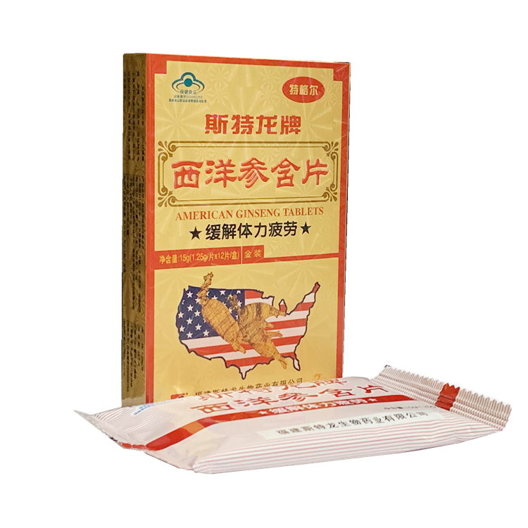 10896斯特龙牌 西洋参含片  12片/盒