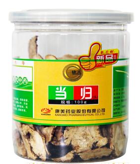 90160康美 当归切片   100g/瓶