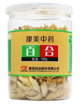 90159康美 百合片 180g/瓶