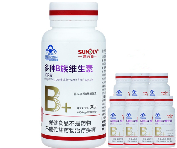 30364善元堂 多种B族维生素 60粒/瓶