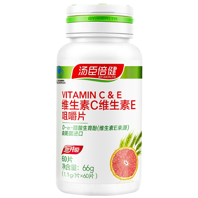 40030汤臣倍健R   维生素C加天然维生素E咀嚼片  60片/瓶