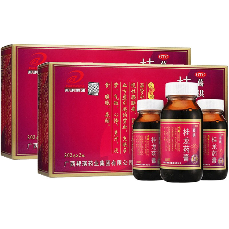 500025葛洪   桂龙药膏  3瓶/盒