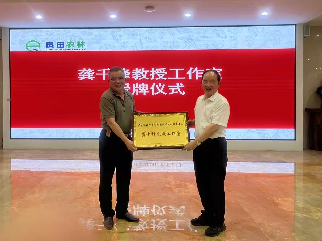 <span style="font-size:16px;">中藥炮制大師龔千鋒工作室授牌儀式</span>