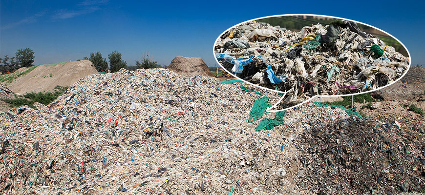 垃圾填埋场治理前