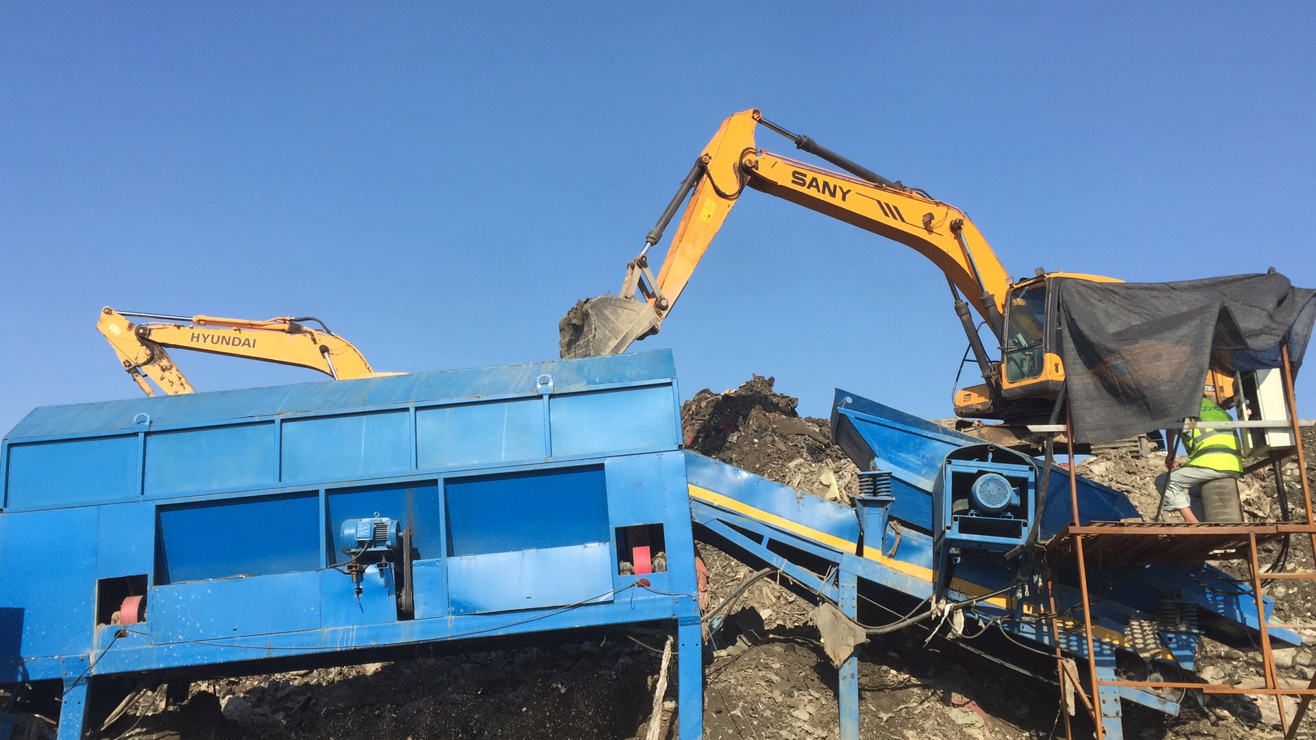 苏州阳澄湖十亩滩施工视频