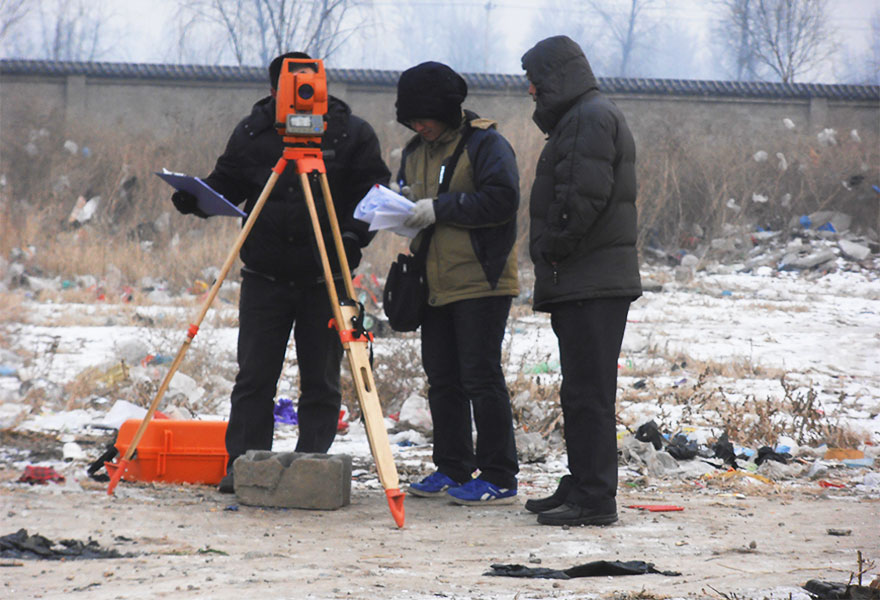 垃圾场治理前测量