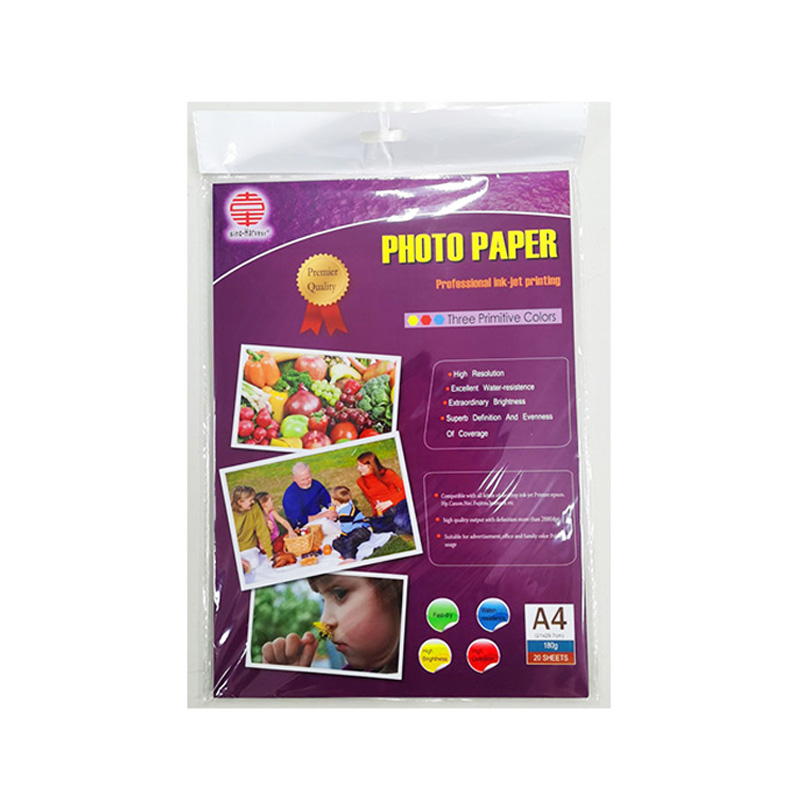 180gms matte photo paper waterproof high gloss photo paper