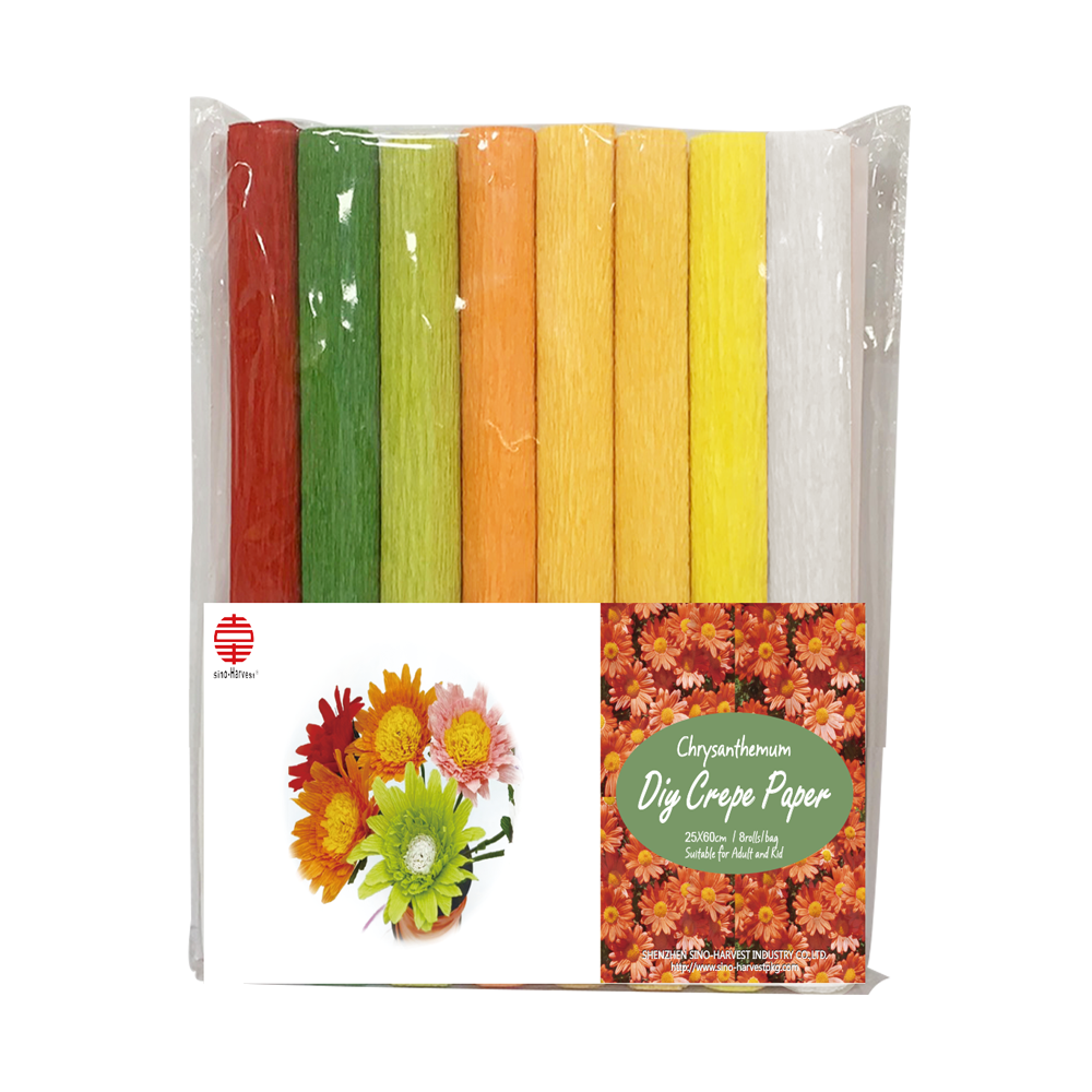 DIY Crepe Paper (Chrysanthemum)