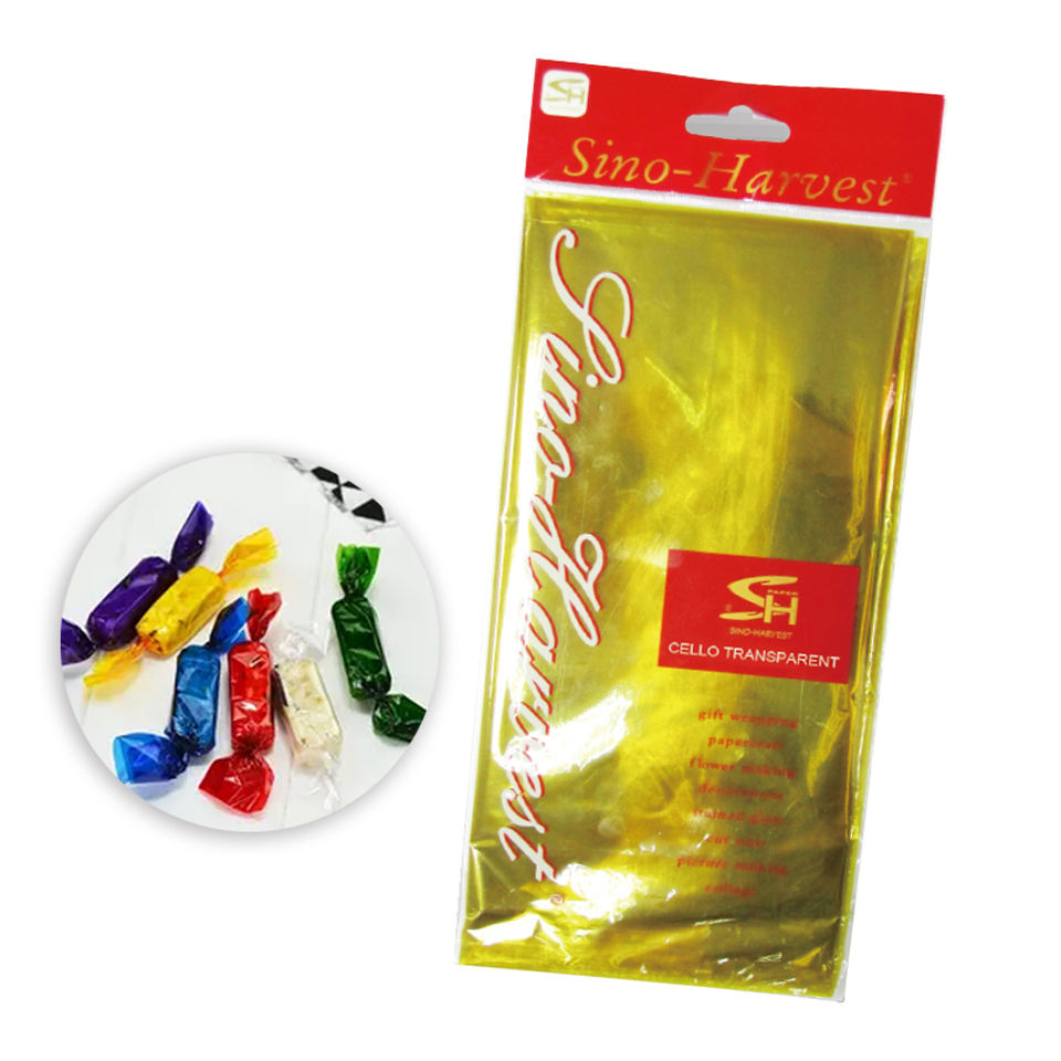 Waterproof translucent OPP film wrapping paper can be customized in size and optional color