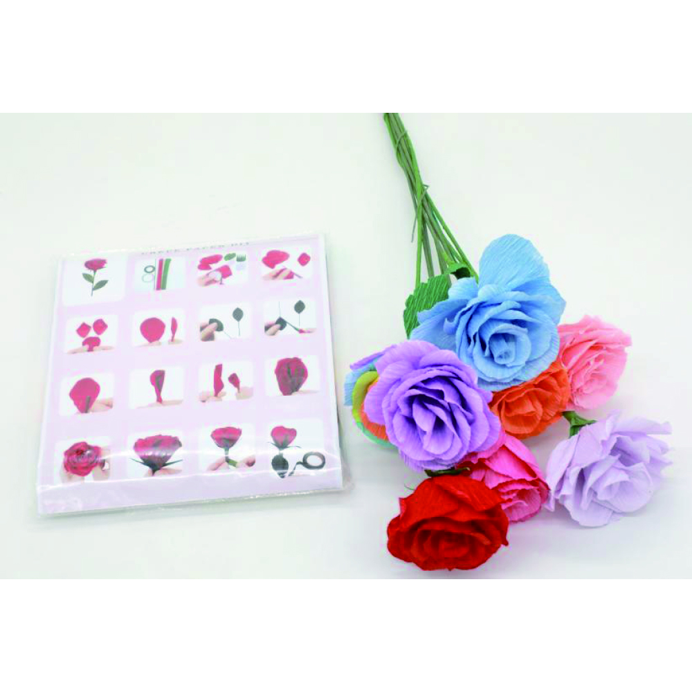 DIY flower crepe paper manual package accessories crepe paper roll crepe kraft paper papel crepe