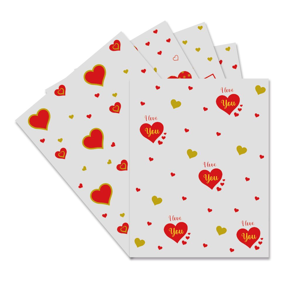 Flower wrapping paper