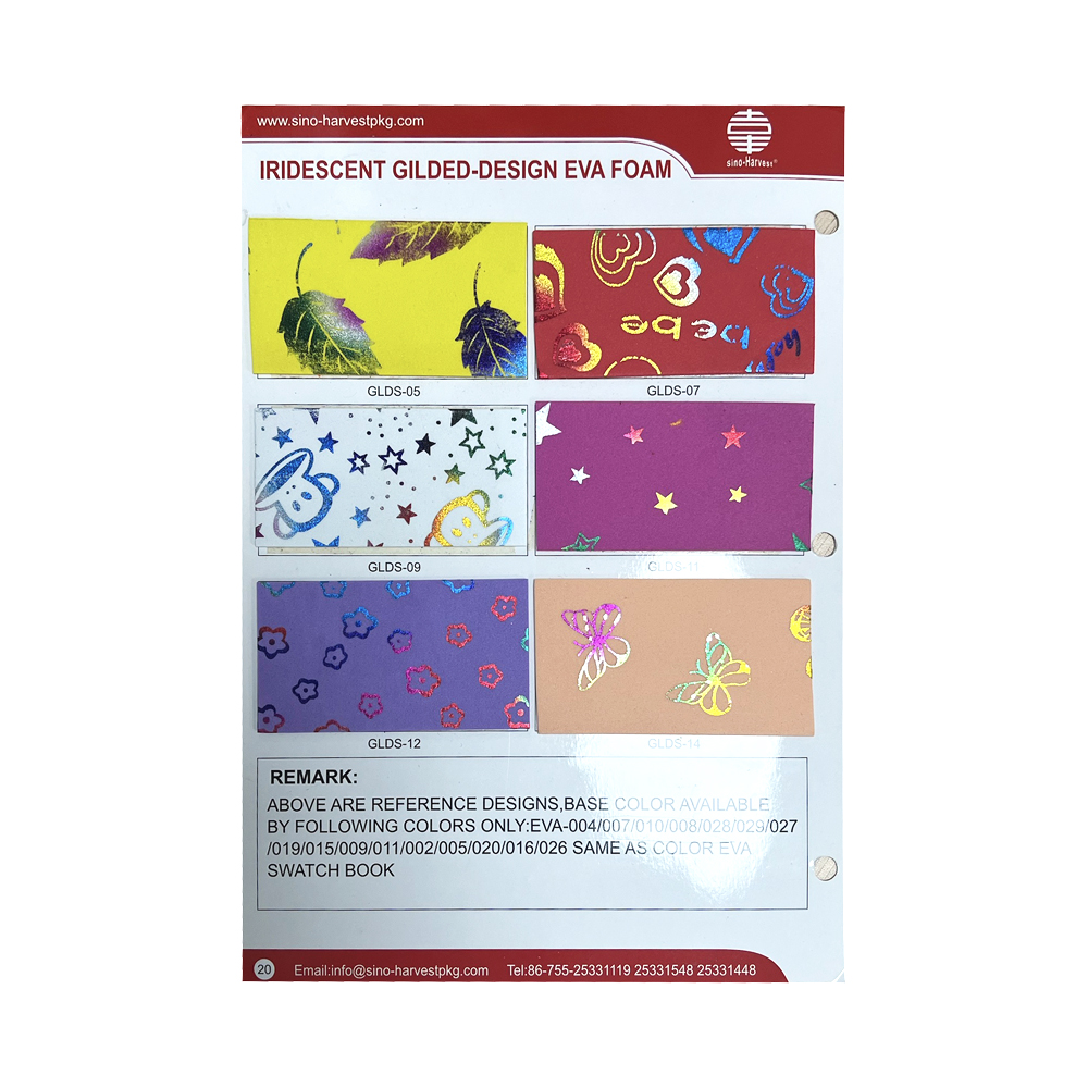 Iridescent Gilded-Design Eva Foam