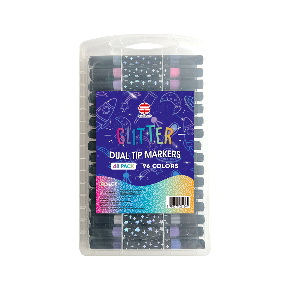 Glitter Dual Tip Markers