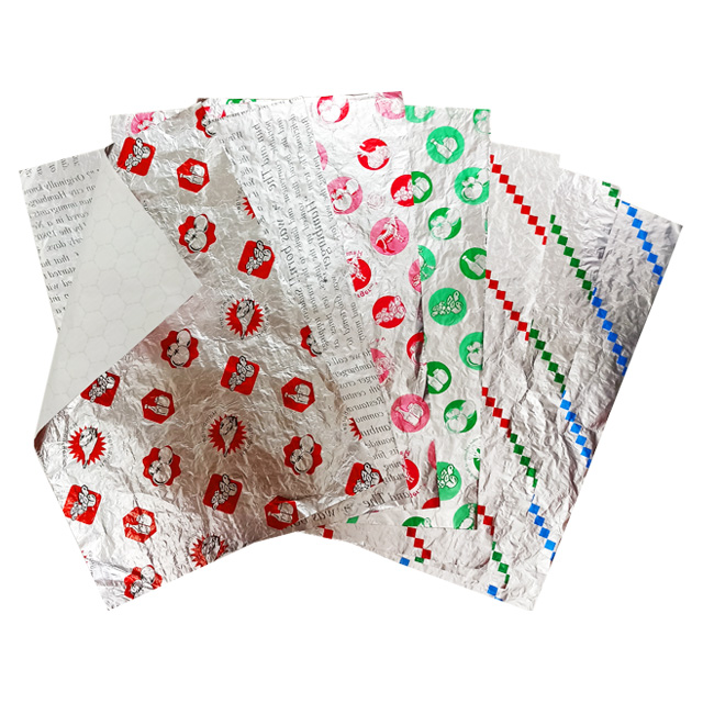 aluminum foil hamburger paper