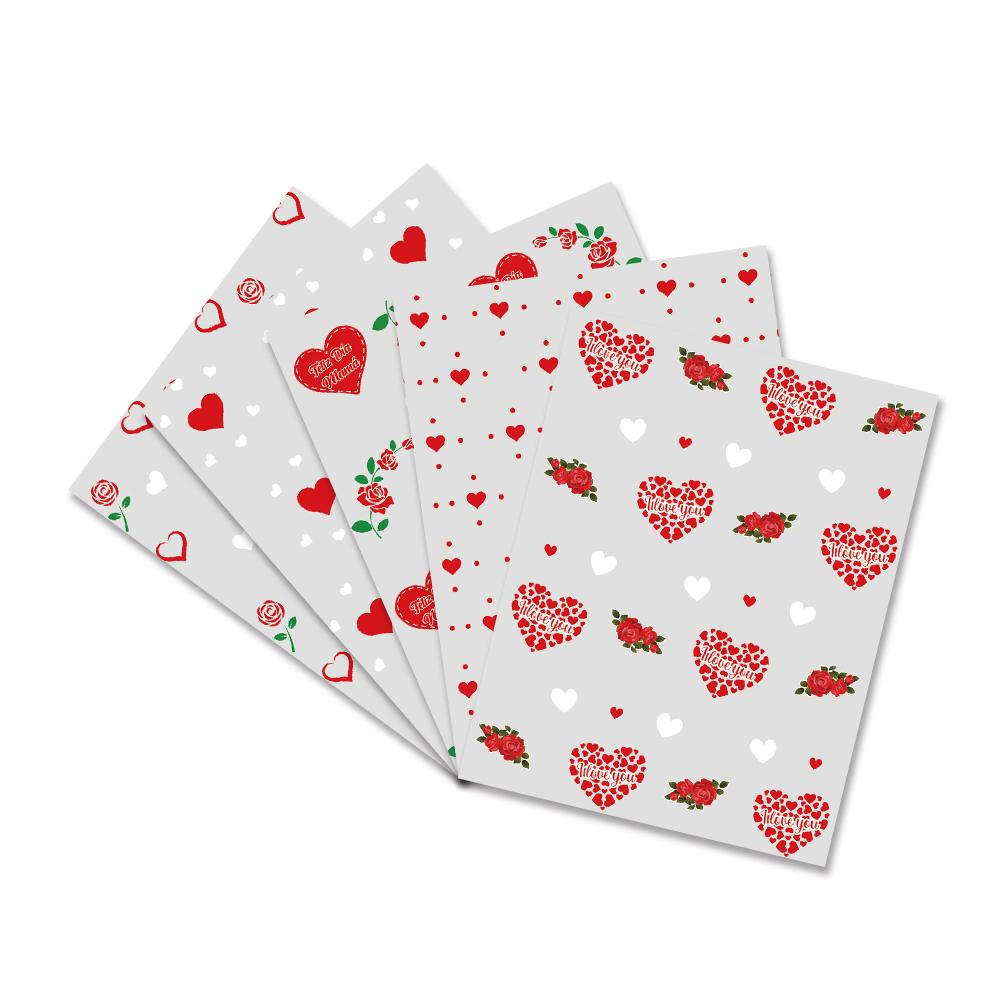 Flower wrapping paper