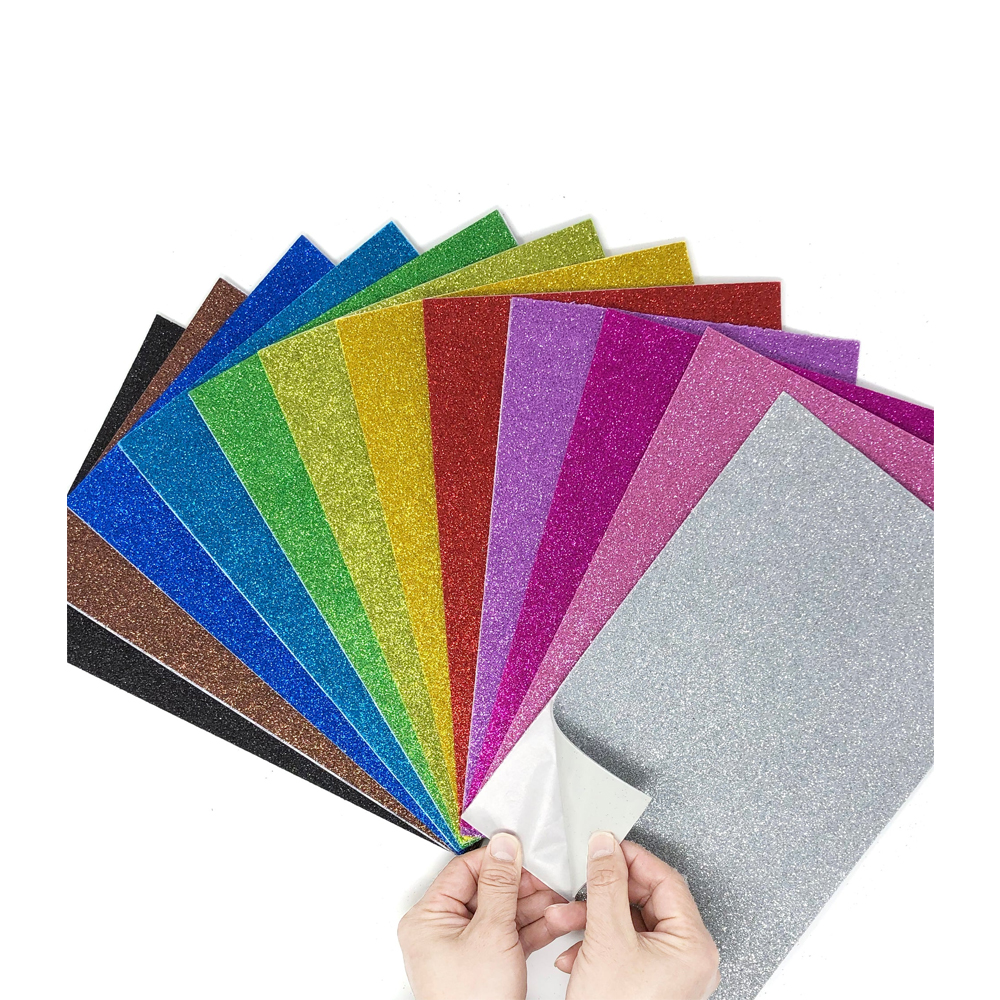 Adhesive Glitter Eva Foam