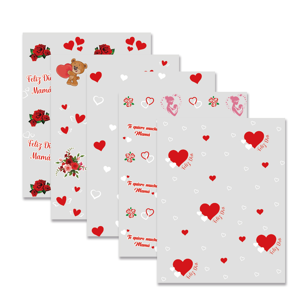 Flower wrapping paper