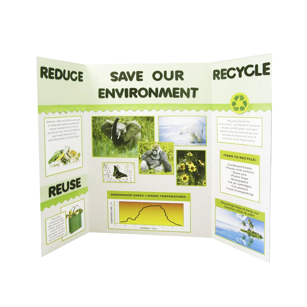 Tri-fold Display Foam Board