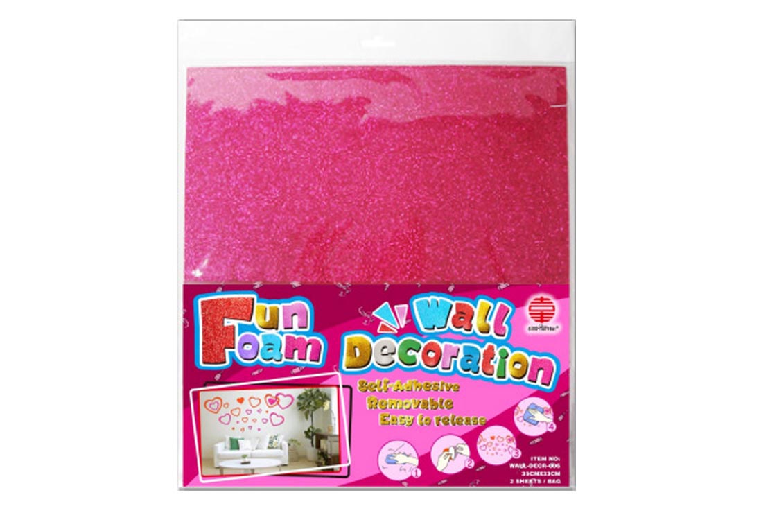 Glitter EVA Wall Decoration -Geometric Figure