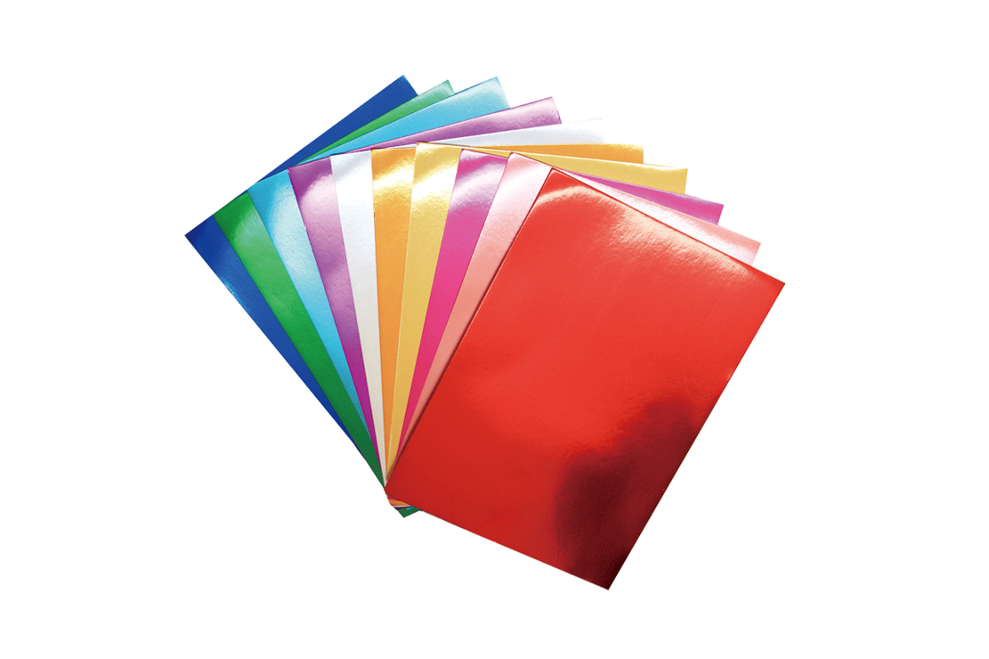 Two Sided Metallic Color Cardboard