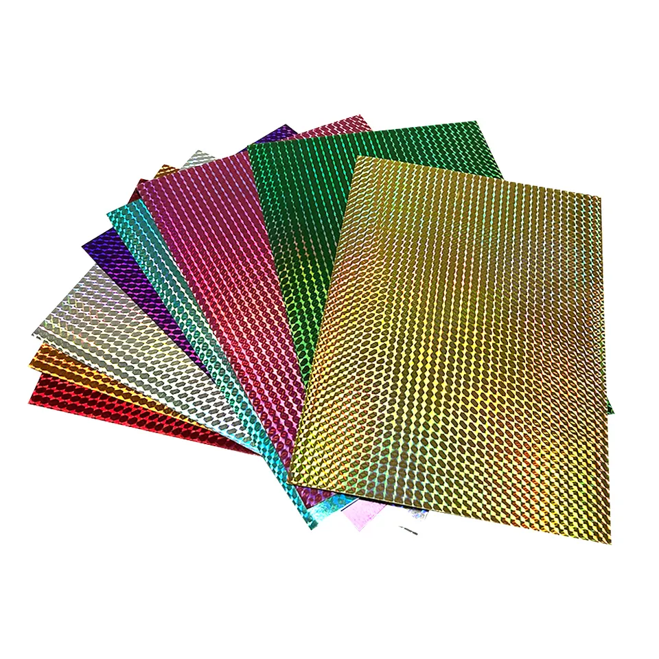 Laser holographic paper