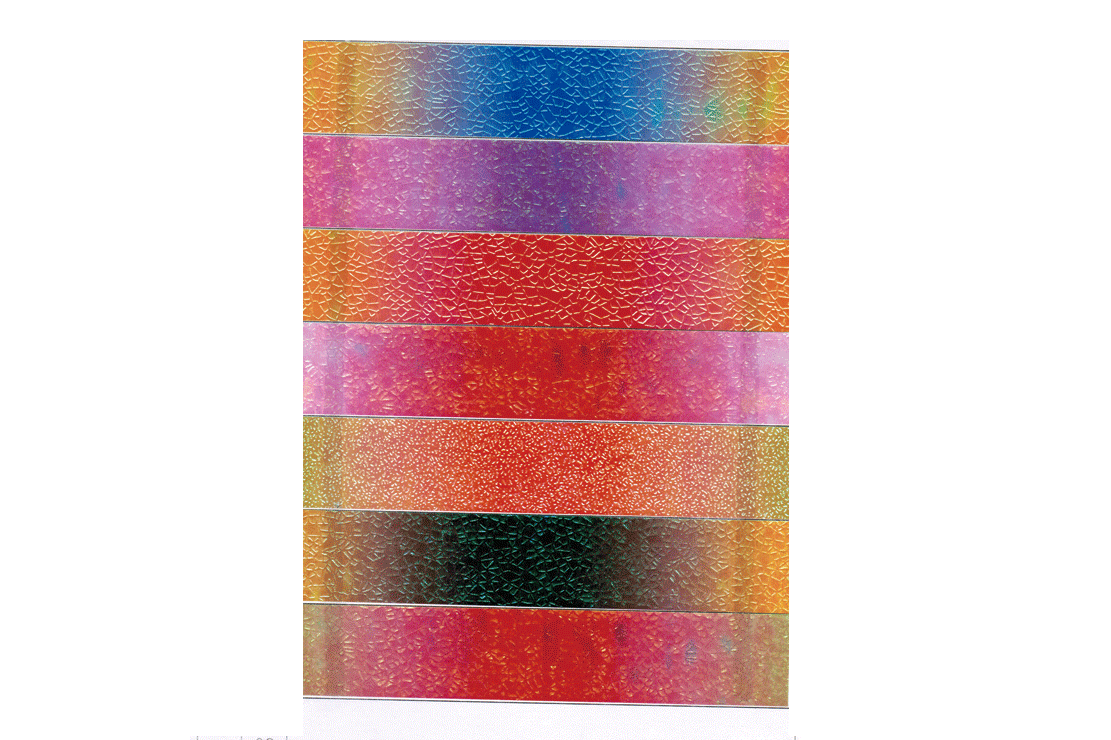Embossed Iridescent Paper