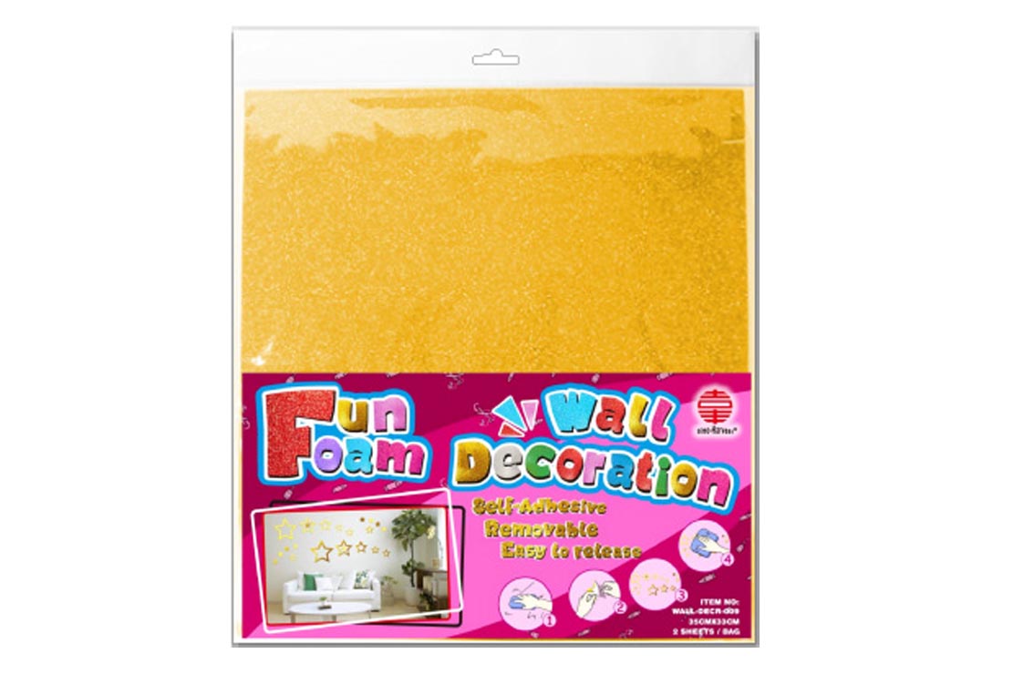 Glitter EVA Wall Decoration -Geometric Figure